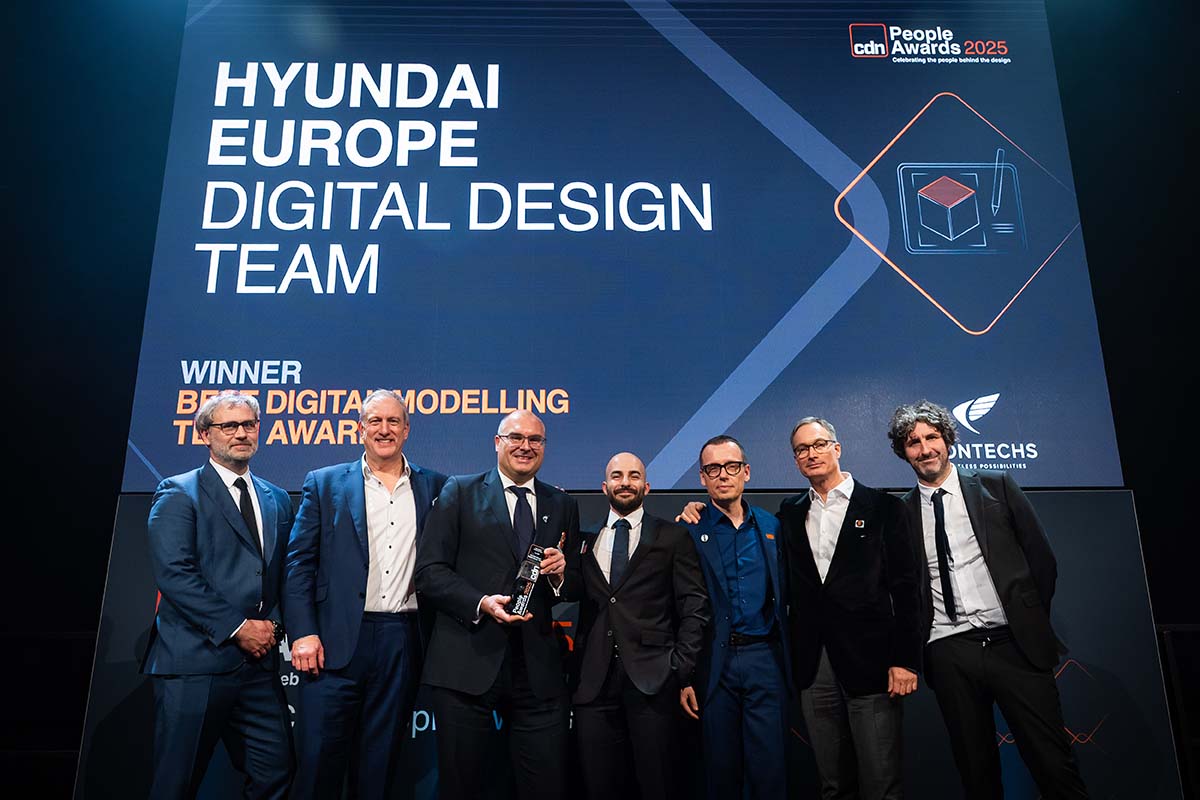 Hyundai Europe Digital Design Team win Best Digital Modelling Team Award at CDN People Awards 2025