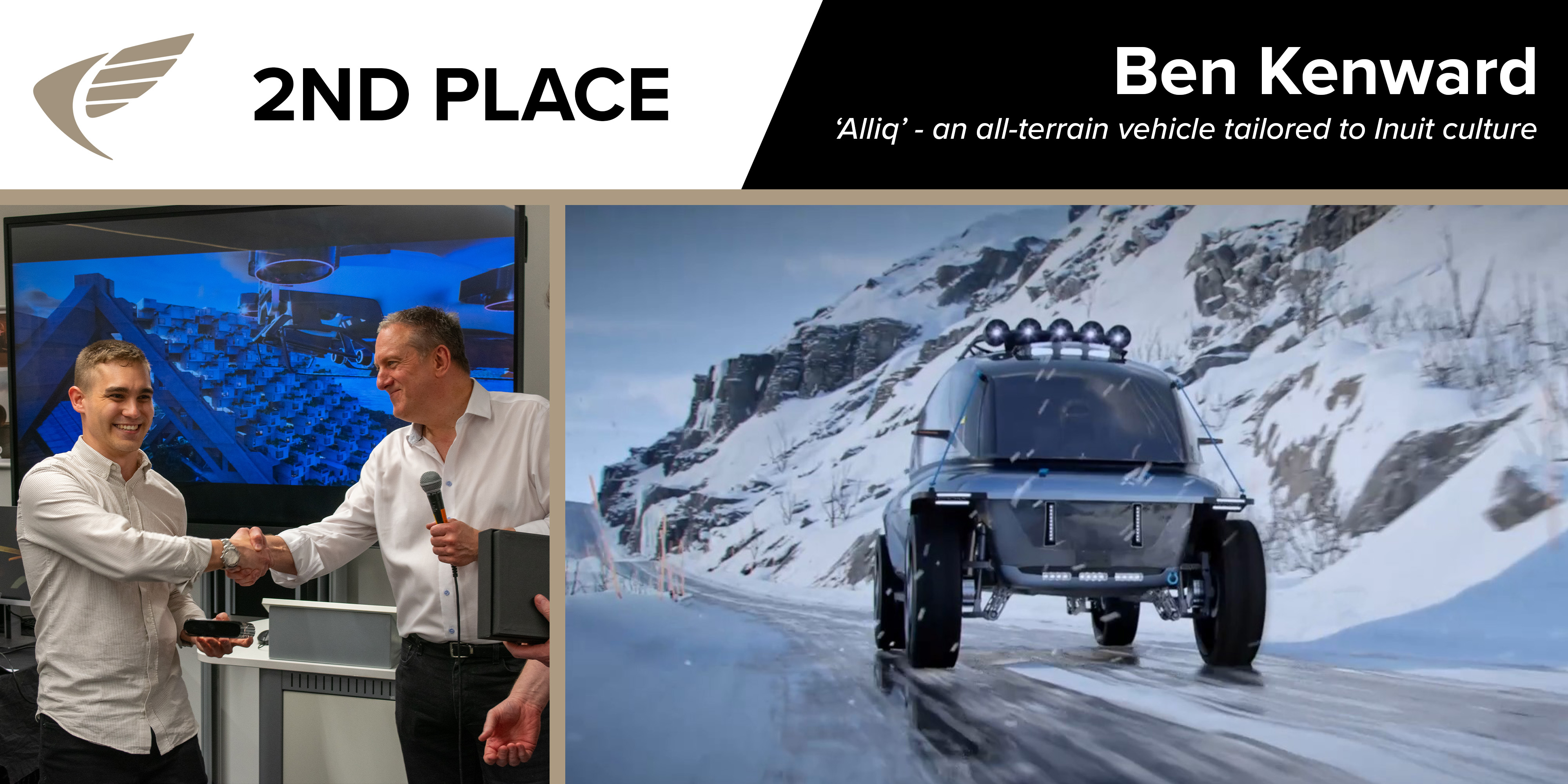 Ben Kenward secures second at Contechs Design Award