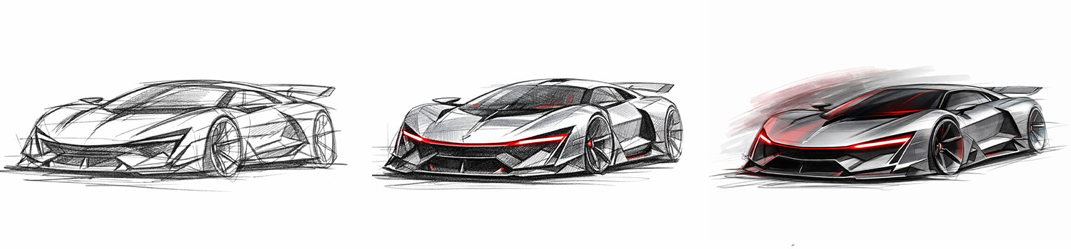 Contechs Blade™ Concept sketch to model