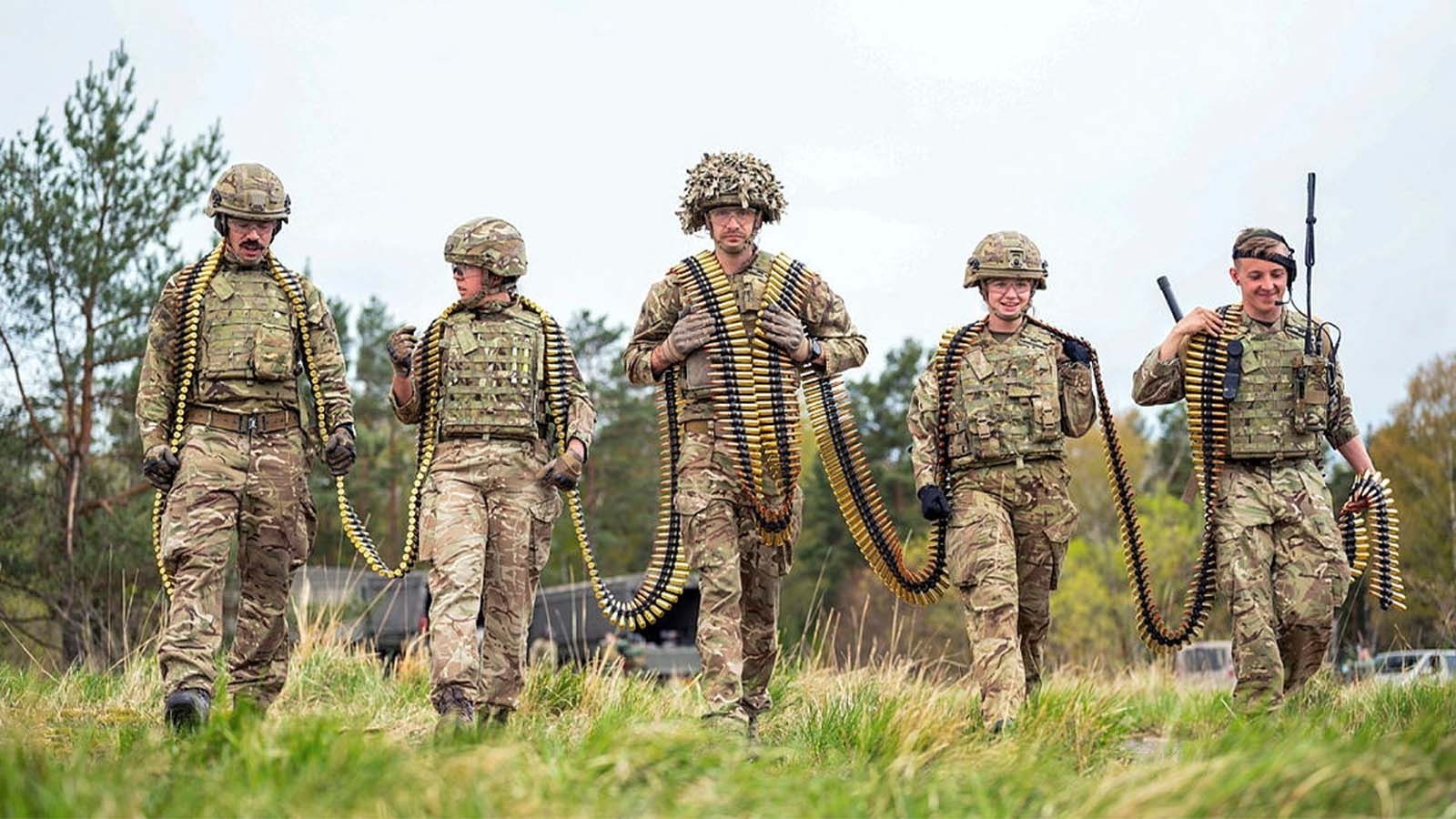 British army personnel
