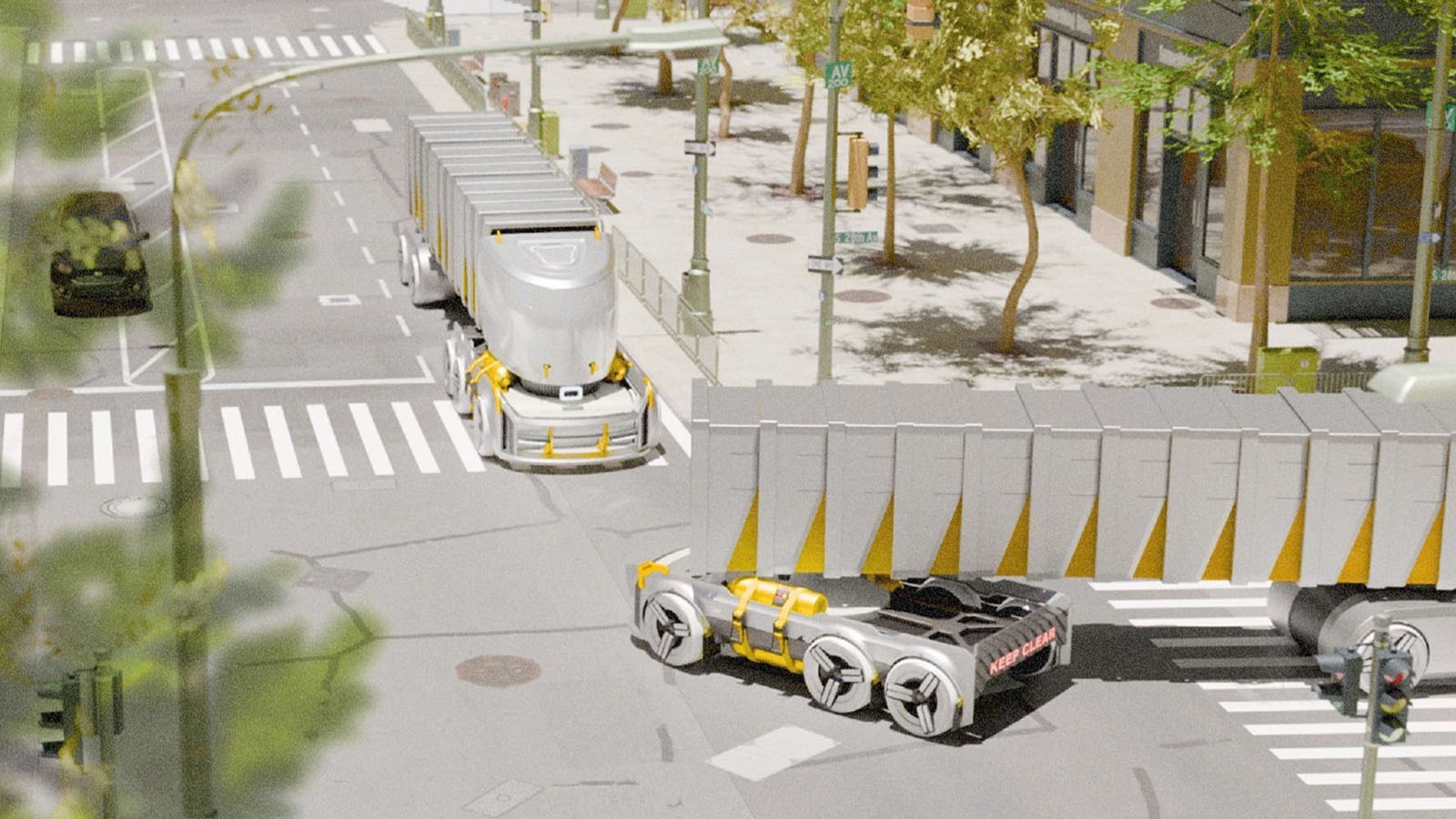 Charlie Berrisford's 'Future Logistics' last-mile HGV concept