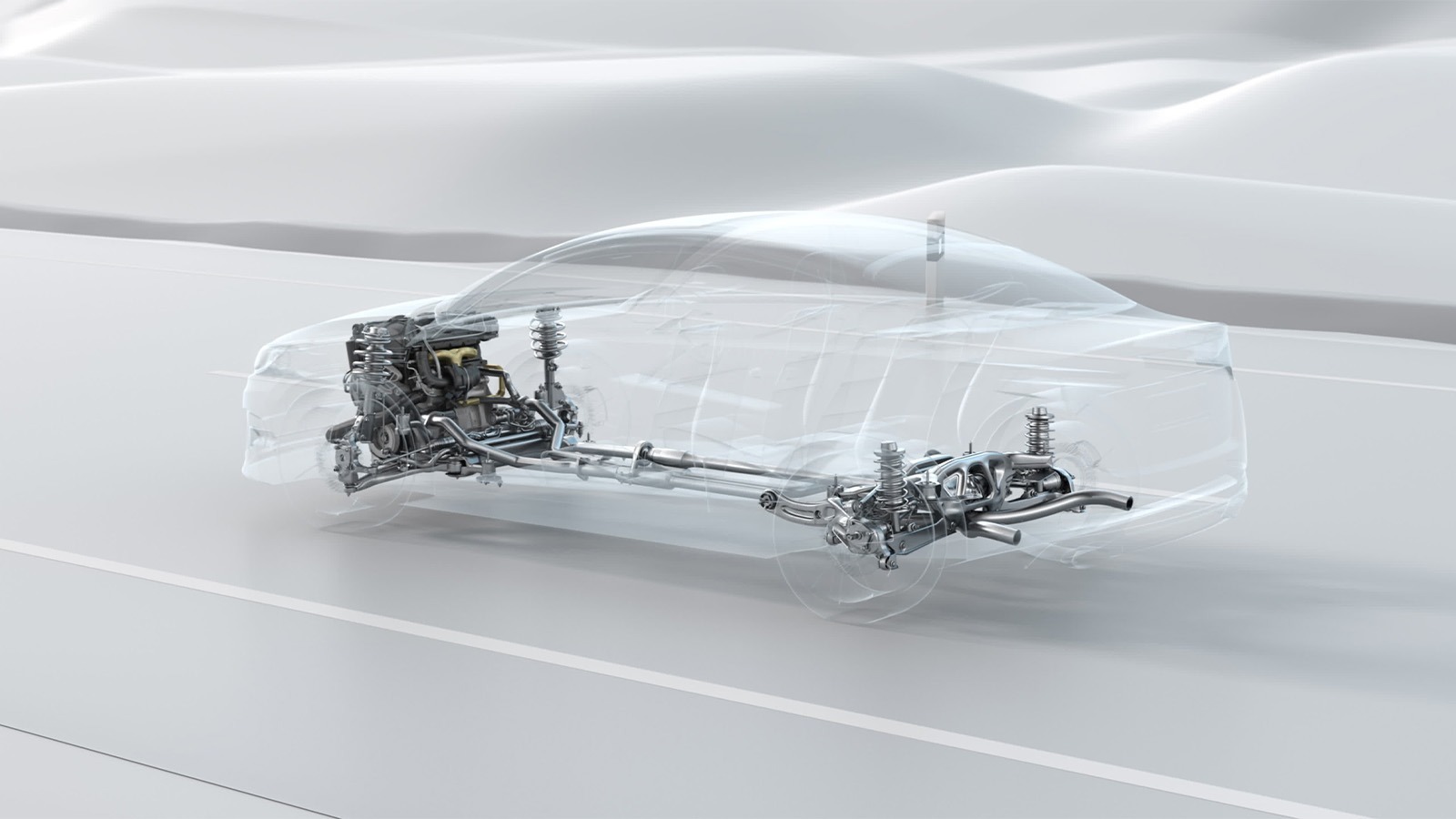Combustion vehicle architecture and chassis