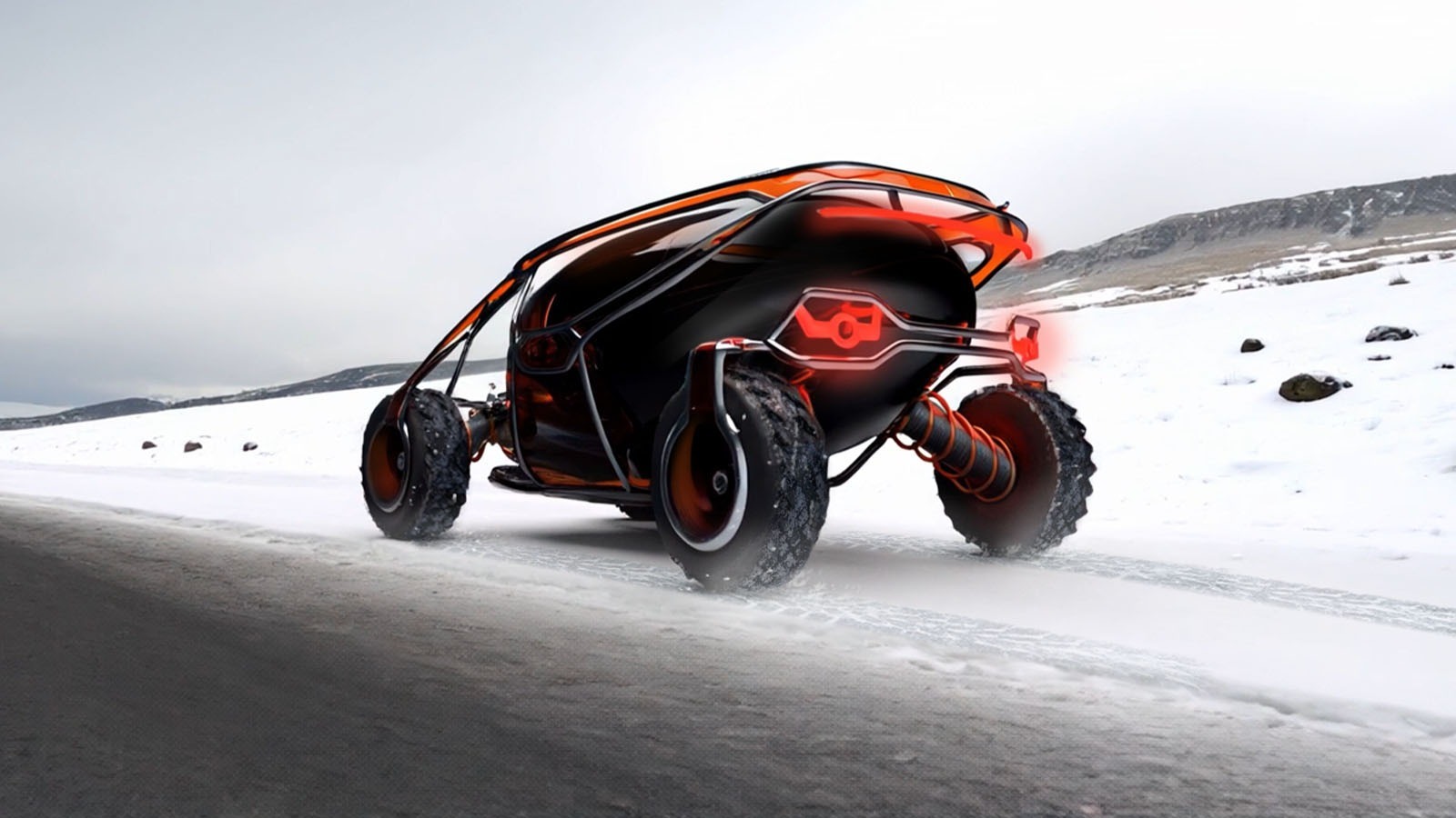 Bold car concept, inspired by Oakley